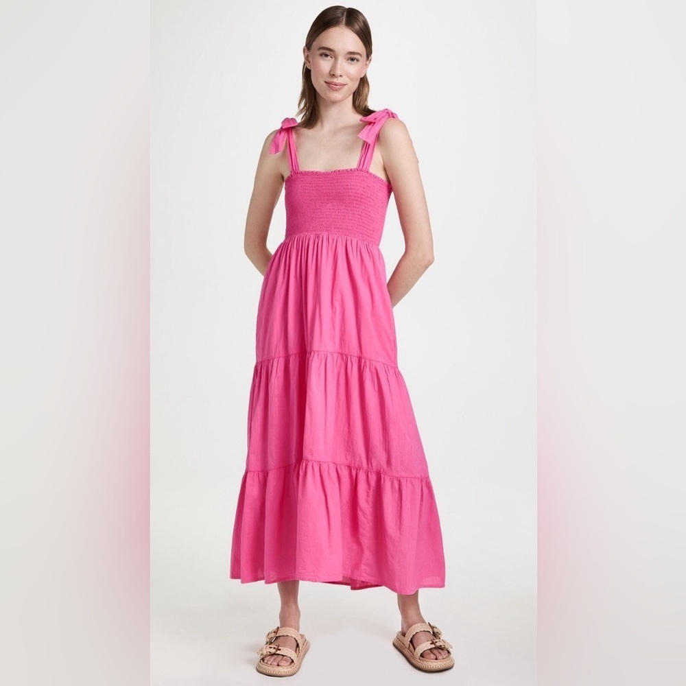 Xirena Lorraine Midi Dress Pink Size M